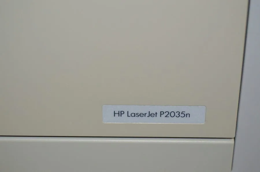 Лазерный принтер HP LaserJet P2035N Laser Printer w/ Toner NO POWER CORD