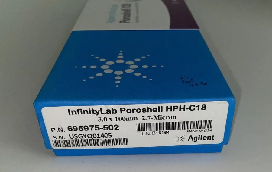 Хроматографическая колонка Agilent Poroshell HPH-C18 HPLC Column, 3.0 x 100mm, 2