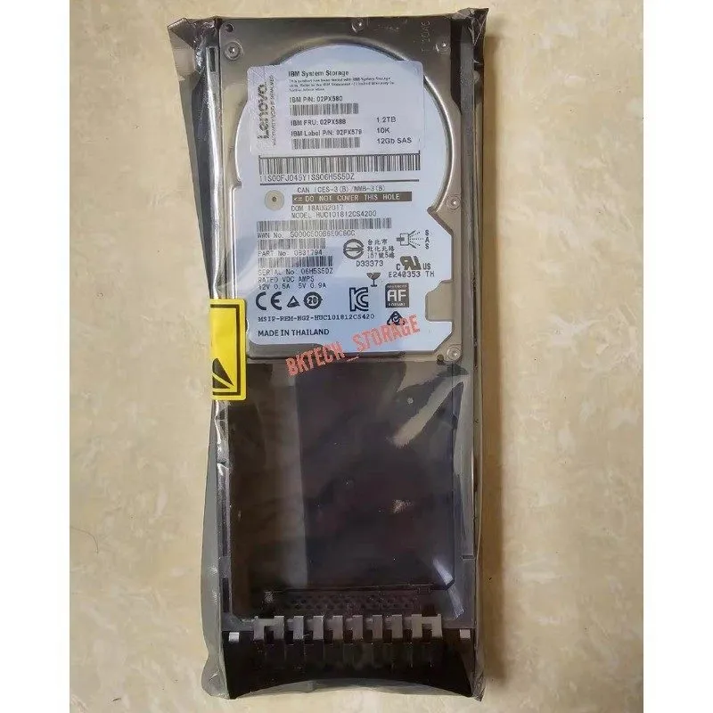 Жёсткий диск IBM 02PX580 02PX588 02PX579 1.2TB 10K RPM 2.5'' SAS 12Gb V5000E Har