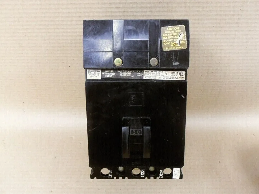 Автоматический выключатель Square D FA34030 Circuit Breaker 30A 3 Pole 480V 3P 3