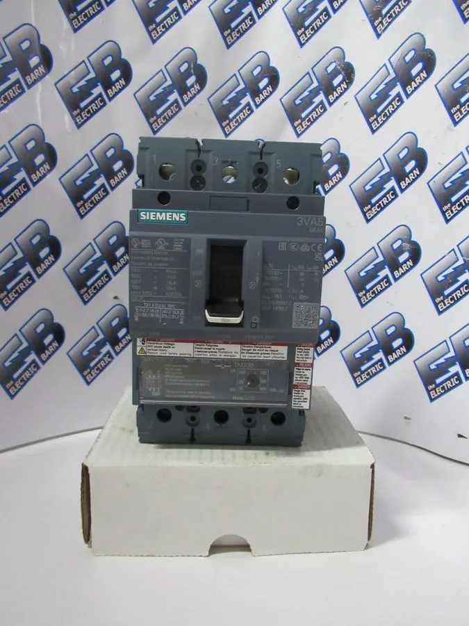 Автоматический выключатель Siemens 3VA5215-5EC31-0AA0 150 Amp 600 VAC 3 Pole Cir — фото лота 1
