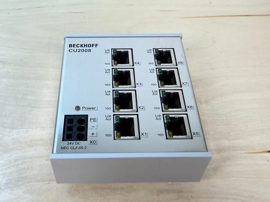 Коммутатор BECKHOFF CU2008 8-Port Ethernet Switch 24VDC