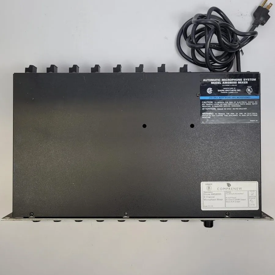 Радиосистема Shure AMS8000 Automatic Microphone System 8-CH 8 Channel Mixer