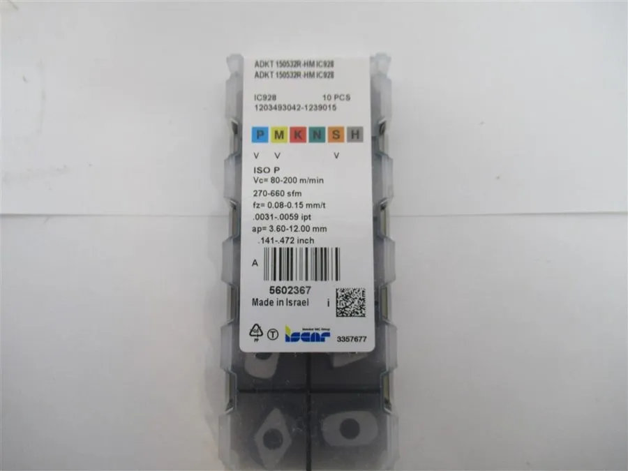 Режущий инструмент Iscar ADKT 150532R-HM IC328 Carbide Milling Insert