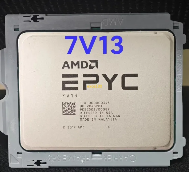 Процессор Unlocked AMD EPYC Milan 7V13 2.45GHz 64-Core 128-Thread 280W CPU Proce