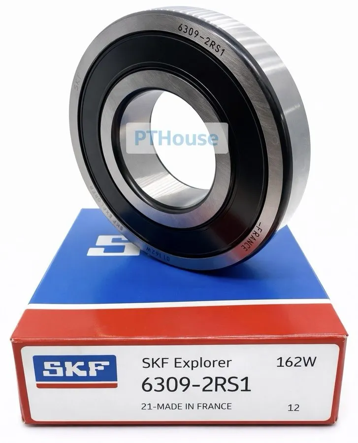 Подшипник SKF 6309-2RS Brand Rubber Seal Ball Bearing 45x100x25 6309 2RS 6309RS — фото лота 1