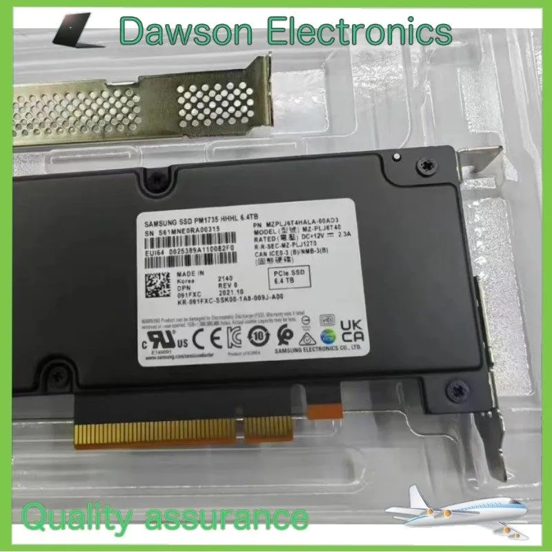 SSD-накопитель Dell Samsung PM1735 6.4TB SSD PCIE 4.0 NVME MZ-PLJ6T40 MZPLJ6T4HA