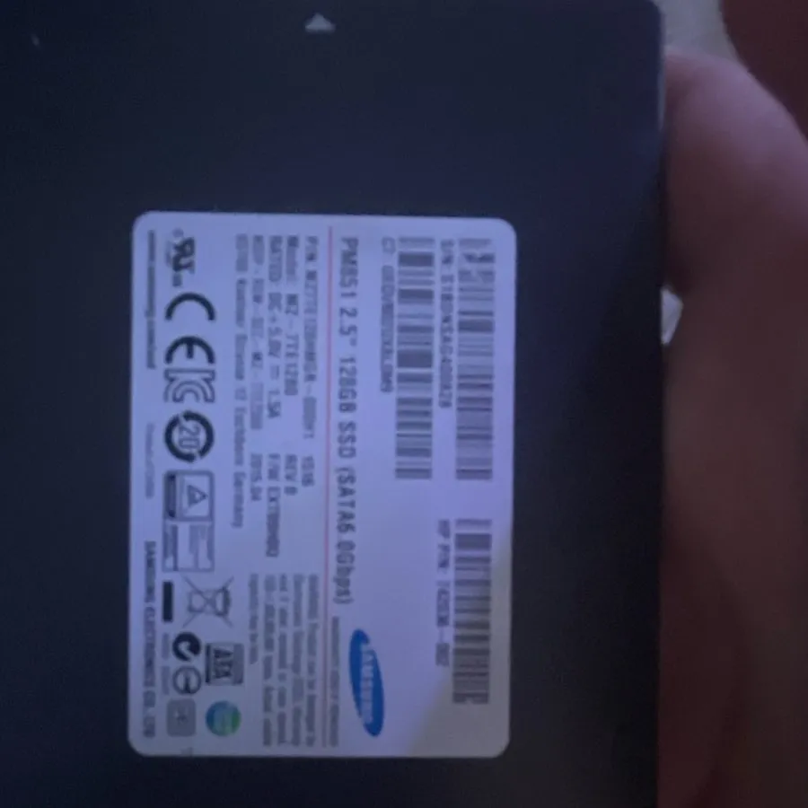 SSD-накопитель Samsung PM851 128GB SSD SATA 6.0 Gbps. Crystal Disc Passed Excell