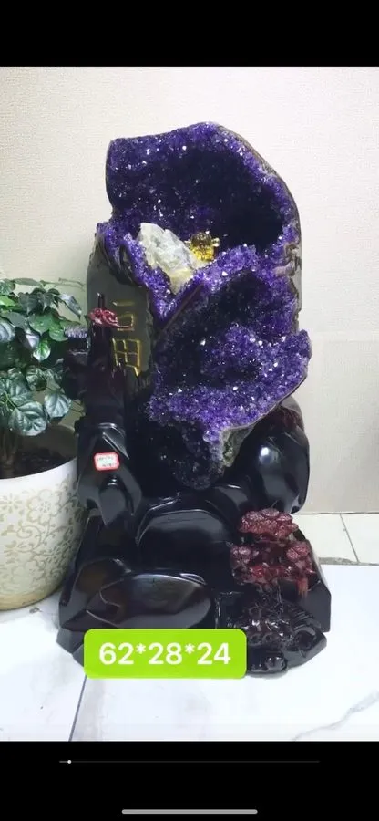Лабораторный прибор 101.2LB TOP Natural Amethyst Rutile flowers quartz crystal D