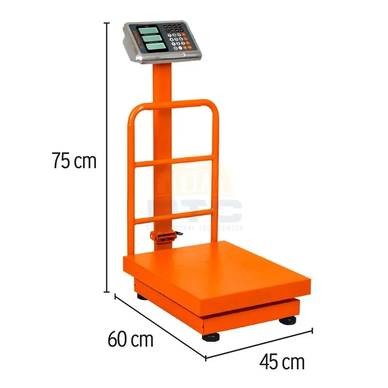 Весы Truper BAS-200PLA 200 kg capacity folding platform scale — фото лота 2