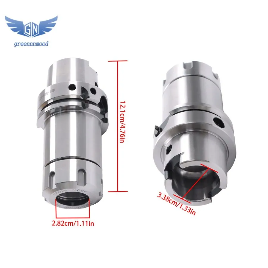 Режущий инструмент HSK63A-ER32-100 Collet Chuck Tool Holder CNC Machine HSK 63A  — фото лота 1