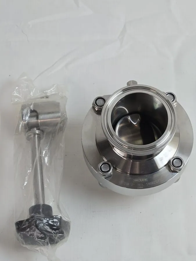 Трубопроводная арматура Dixon B5101 4” Butterfly Valve316L 140825T02 With Handle — фото лота 1