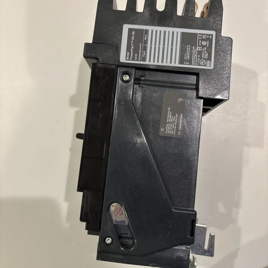 Автоматический выключатель HGA36150U31X Square D 150 Amp 600V 3 Pole 35kA@480V I — фото лота 2