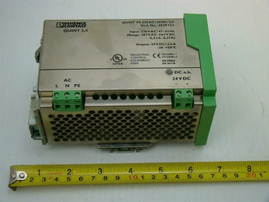 Блок питания Phoenix Contact QUINT PS-230AC/24DC/2,5 Power Supply 2939153 24V DC