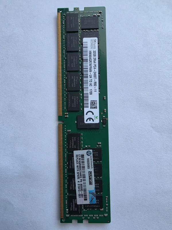 Модуль памяти SK hynix 32GB DDR4 Server RAM 2Rx4 PC4-2400T Registered ECC HMA84G