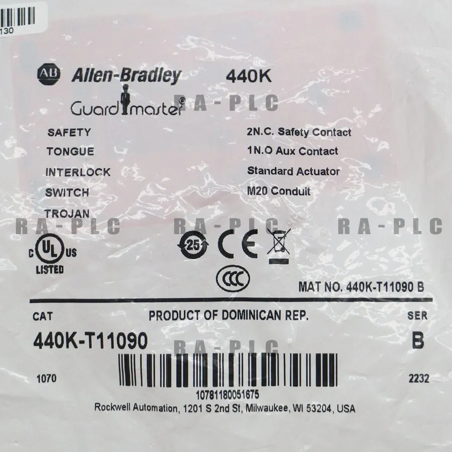 Реле безопасности Allen Bradley Guardmaster Trojan 5 Safety Interlock Switch 440