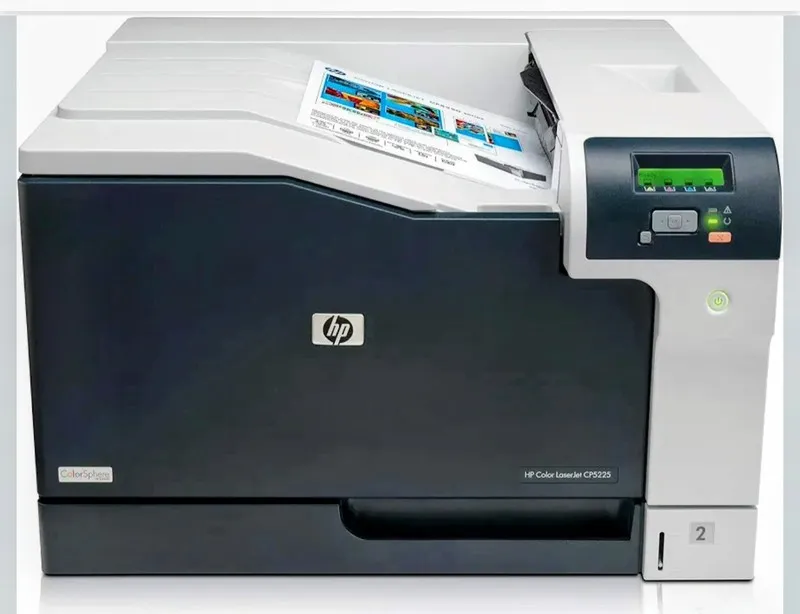 Лазерный принтер HP Color LaserJet CP5225dn Color Laser Printer . Needs Toner — фото лота 2