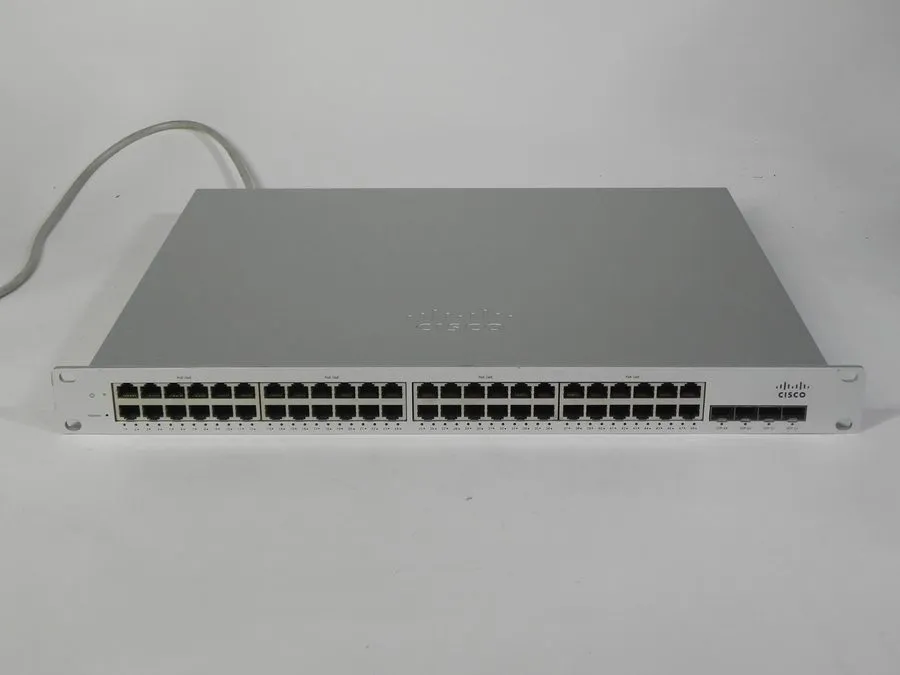 Коммутатор Cisco Meraki MS220-48LP-HW 48-Port Gigabit 370W PoE Switch UNCLAIMED