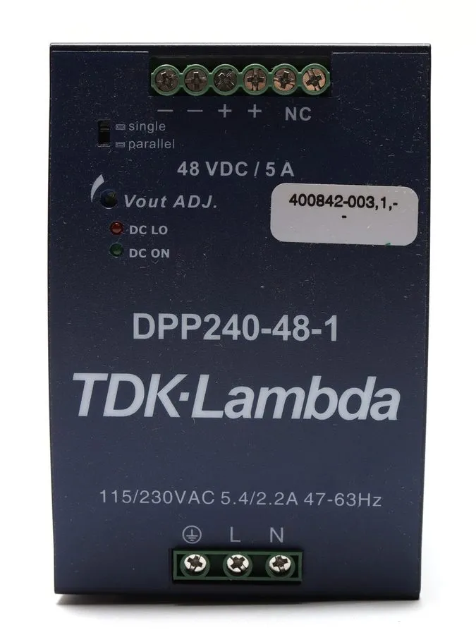 Блок питания TDK-LAMBDA DPP240-48-1 DIN Rail Power Supply 48VDC 240W DDP240481 — фото лота 1