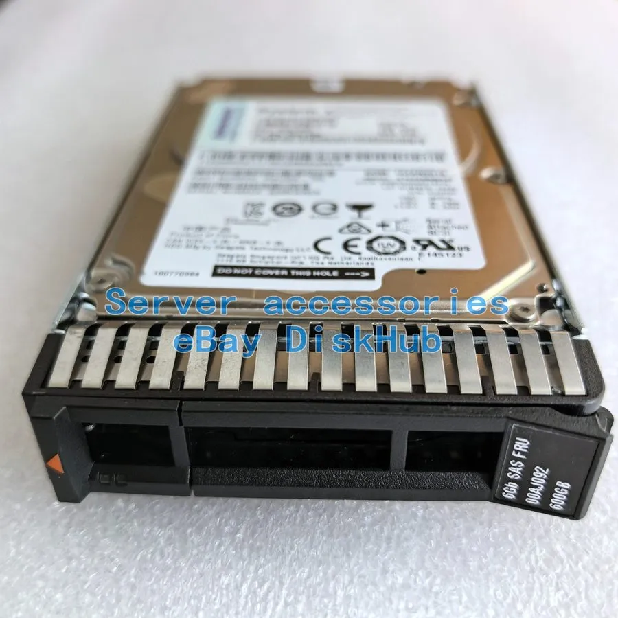 Жёсткий диск Dell 00AJ092 600GB 10K 6Gb/s SFF 2.5" SAS Enterprise HDD ST600MM000 — фото лота 1