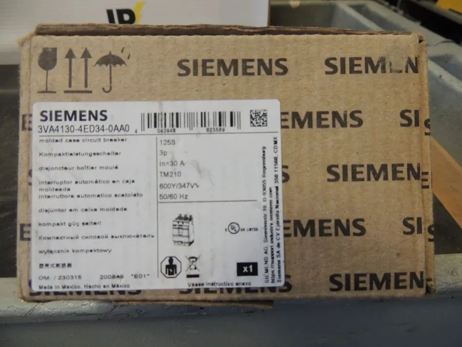 Автоматический выключатель Siemens 3VA4130-4ED34-0AA0 ,Circuit Breaker, 3P/30A /