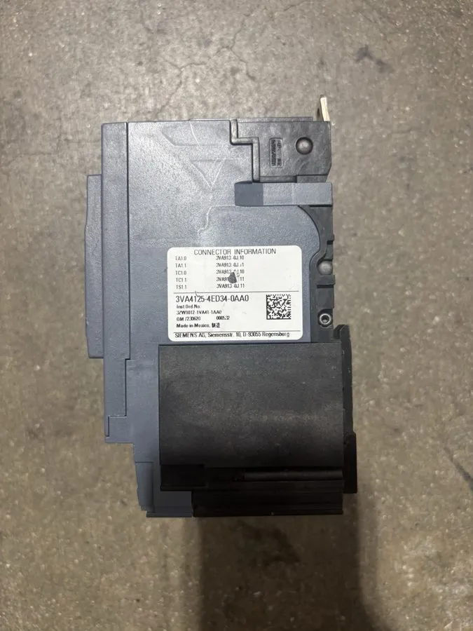 Автоматический выключатель Siemens 3VA4125-4ED34-0AA0 3p 25a 25k Circuit Breaker