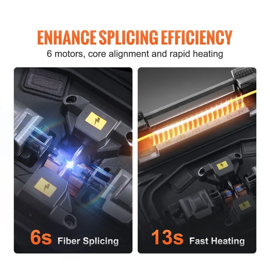 Сварочный аппарат M5 Intelligent Fiber Optic Fusion Splicer 6-Motor Core Alignme