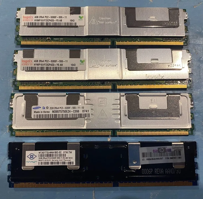 Модуль памяти Hynix 8GB PC2-5300F fully buffered DDR2 667Mhz ECC Server Memory R