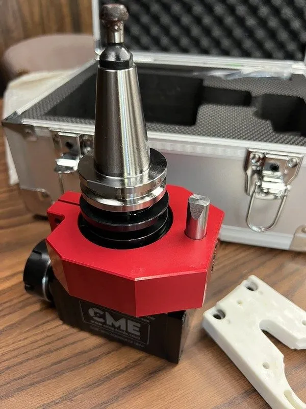 Режущий инструмент ISO30 ER32 Fixed Angle Head Collet Chuck 90° Angle 1:1 Gear R — фото лота 2