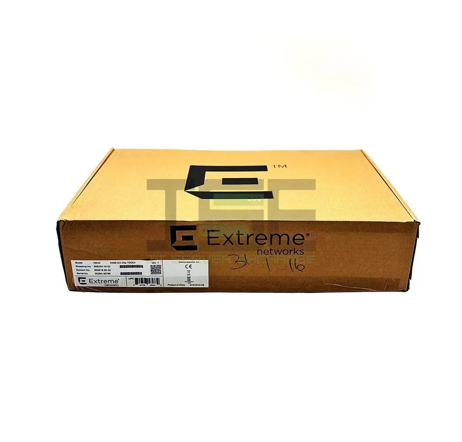 Коммутатор Extreme Networks 10GE X440-G2-24P-10GE4 16533 24Plus-Ports POE+ Switc — фото лота 1