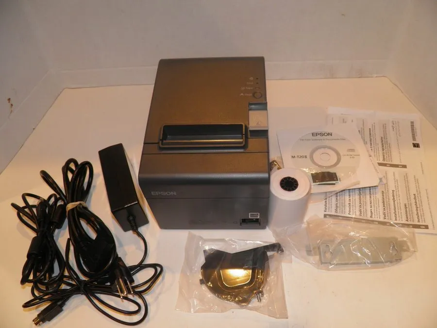 Принтер чеков Epson TM-T20II M267E Thermal Receipt Printer POS USB Ethernet RS23