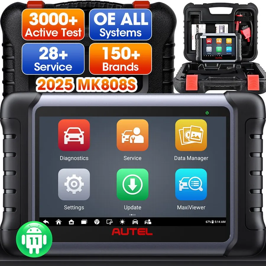 Диагностический сканер Autel MaxiCOM MK808 S Bidirectional Scan Tool Car Diagnos