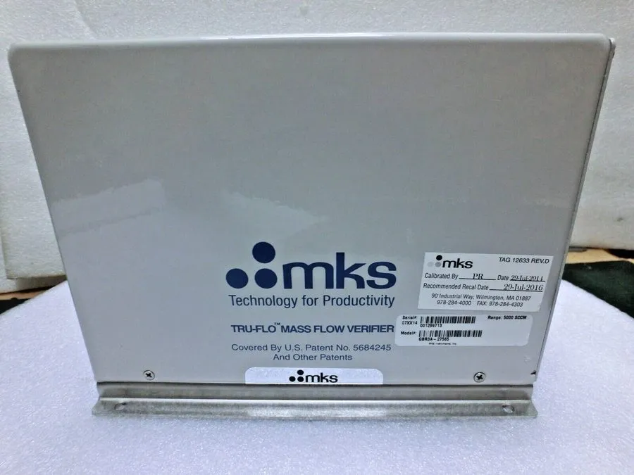 Электронный компонент MKS GBR3A-27565 TRU-FLOW Mass Flow Verifier,5000sccm, ,US_