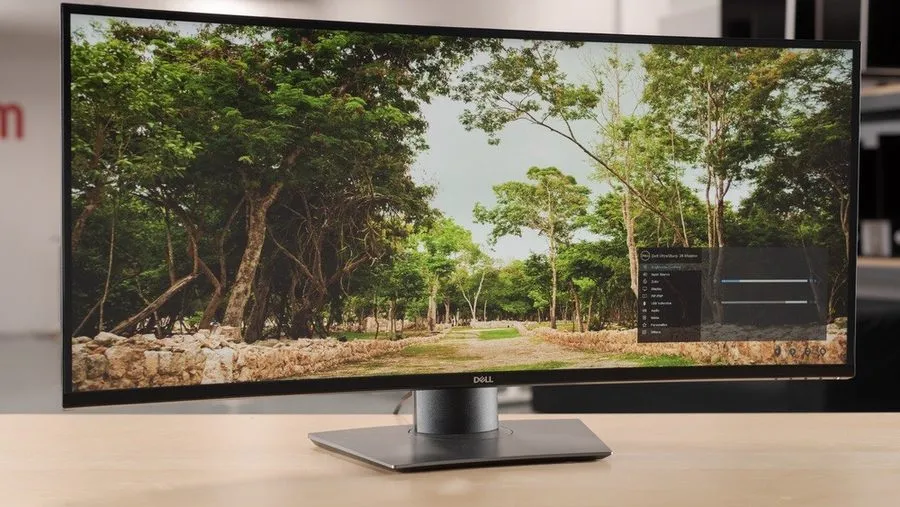 Монитор Dell UltraSharp U3818DW 38" Curved LCD Monitor 3840x1600 21:9 HDMI/DP/US