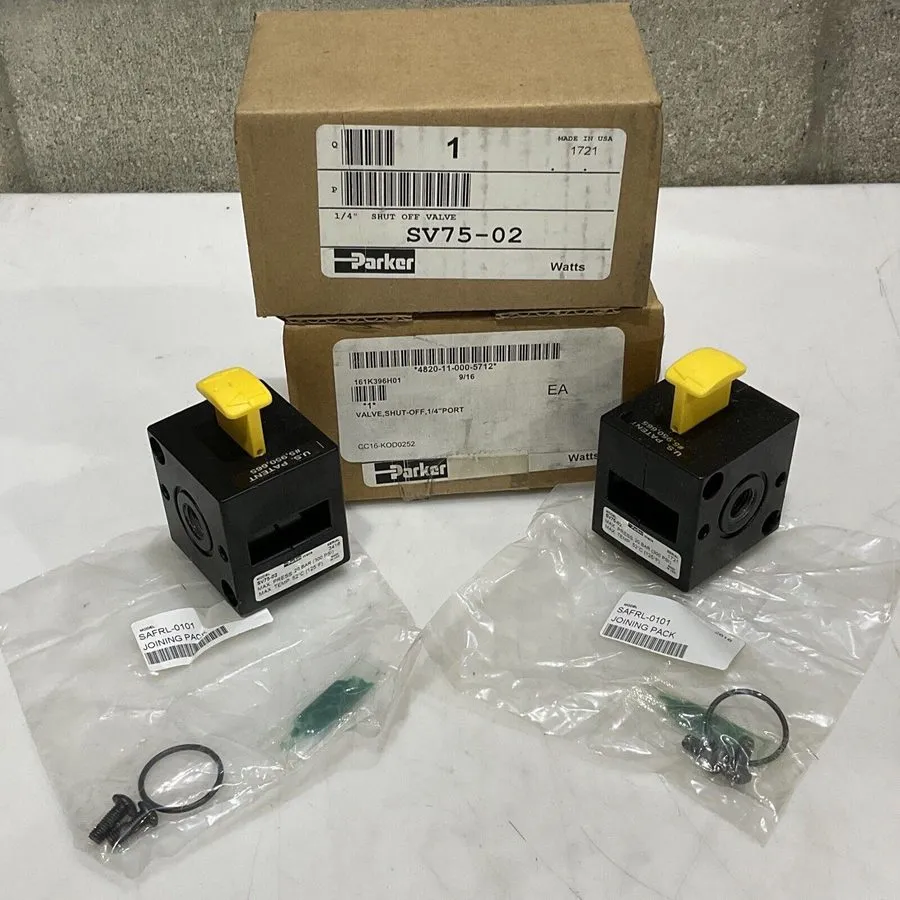 Пневмоклапан Watts Parker 20bar 300psi Pneumatic Lock Out Valve SV75-02