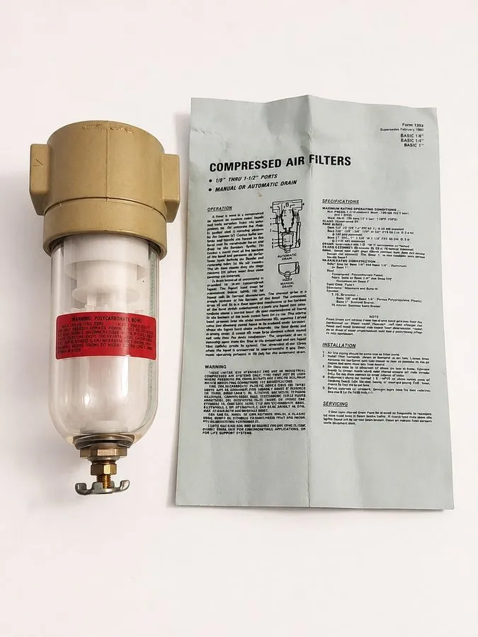 Фильтр Norgren F12-600-M3TA Pneumatic Air Filter 3/4” Inlets — фото лота 1