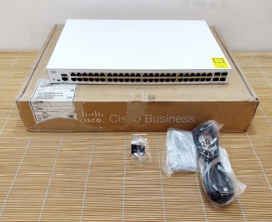 Коммутатор Cisco CBS350-48T-4G 48x 10/100/1000-Ports 4 SFP Switch