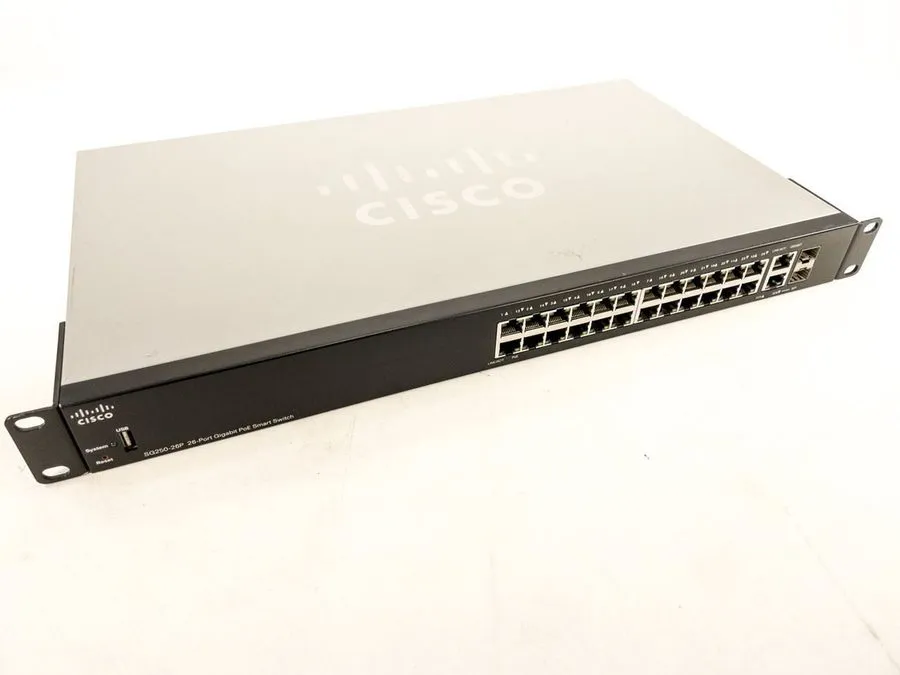 Коммутатор Cisco SG250-26P 26-Port Gigabit PoE Smart Managed Switch