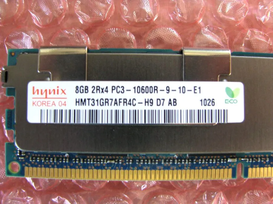 Модуль памяти Hynix 32GB 4x8GB DDR3 PC3-10600R ECC Reg RAM HMT31GR7AFR4C-H9