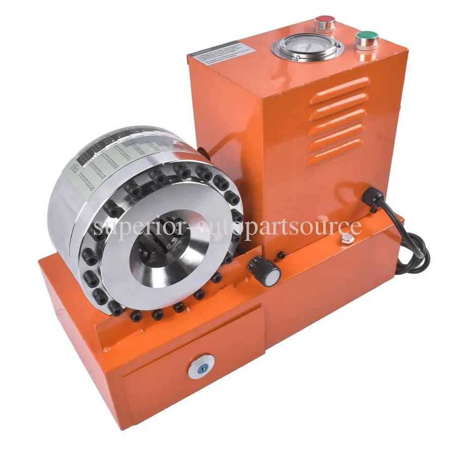 Трубопроводная арматура Electric Hydraulic Hose Crimper Tool + 8 Dies-110V Porta — фото лота 2