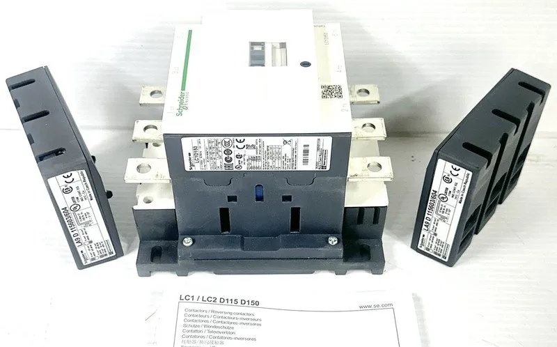 Контактор Schneider LC1D150U7 TeSys Deca three-pole contactor, 150A, 240V, 50/60