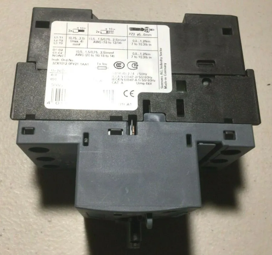Автоматический выключатель Siemens SIRIUS 3RV2011-1KA10 Motor Protection Circuit