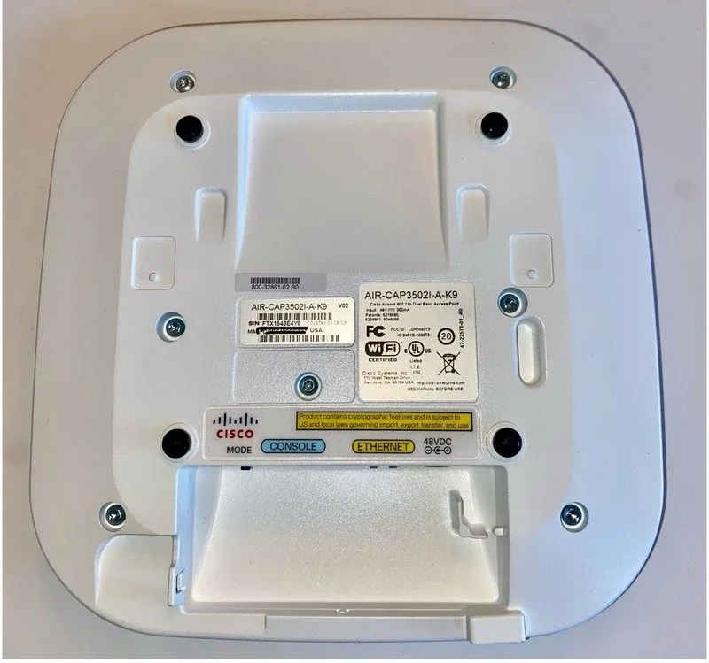 Точка доступа Wi-Fi CISCO AIR-CAP3502I-A-K9 DUAL-BAND 802.11N 2X3 MIMO POE WIREL