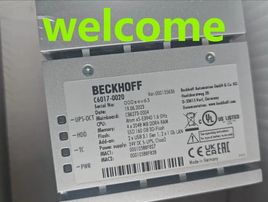 Промышленный компьютер Beckhoff Ultra-compact control cabinet industrial PC C601