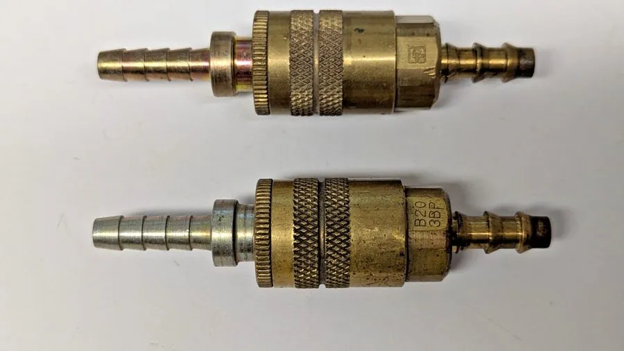 Пневмооборудование Parker B20-3BP Pneumatic Hose Coupling: 1/4" Body Dia, Brass,