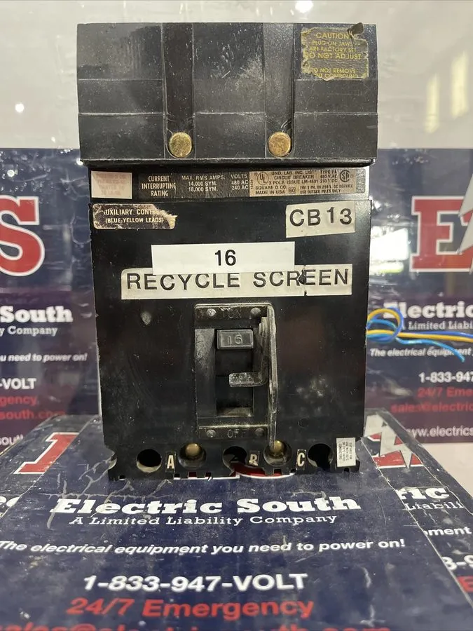 Автоматический выключатель FA340151212 Square D 15A 480V 3P I-Line Circuit Break