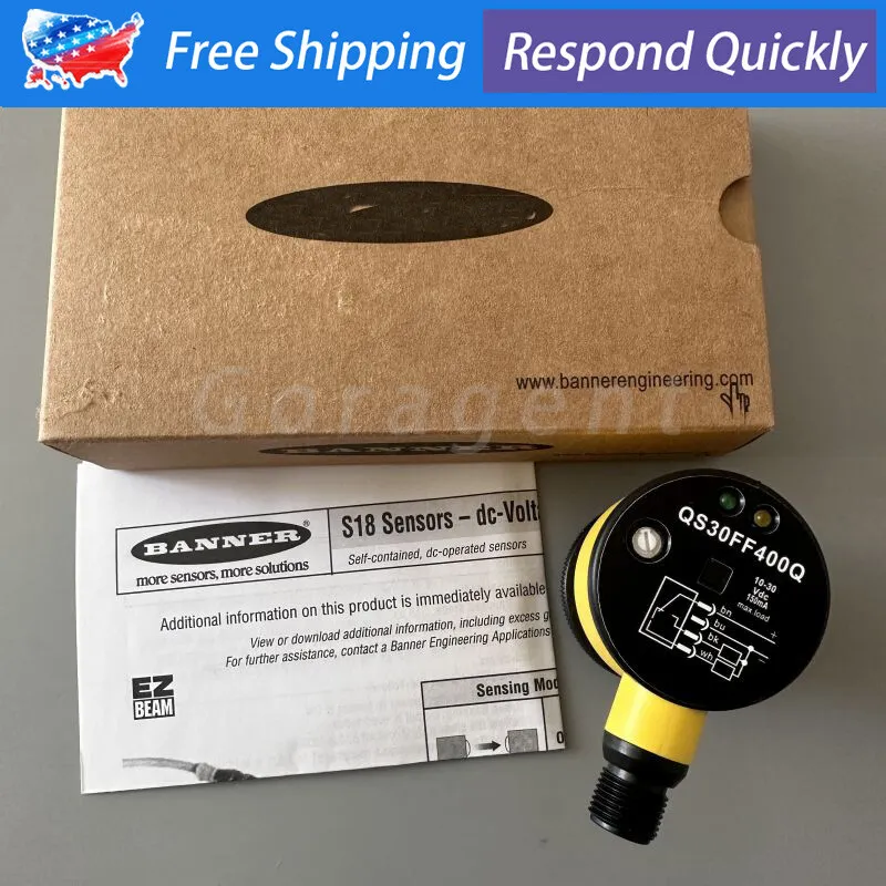 Фотоэлектрический датчик Banner QS30FF400Q Photoelectric switch sensor