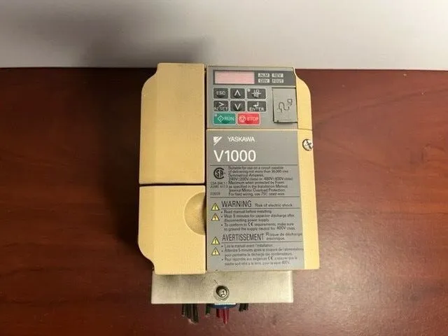 Частотный преобразователь Yaskawa V1000 AC Drive CIMR-VU4A0005FAA Rev. A 3HP 3Ph