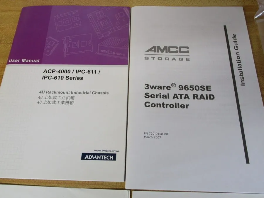 IIoT-устройство Advantech ACP-4000/IPC-611/IPC-610 AMCC Software Kit 9650SE — фото лота 1