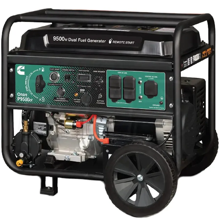 Генератор Cummins Onan P9500DF 9500 Watt Dual Fuel EFI Portable Generator Gas LP